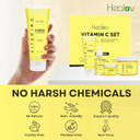 Vitamin C Skincare Set  Hydrating Facial Cleanser, Exfoliating Body Scrub, Face Cream & Anti Aging Serum  Vit C Reduces Dullness, Fine Lines, Wrinkles, Dark Circles  Travel Kit For Youthful Skin Vitamin C Skincare Set  Hydrating Facial Cleanser, Exfoliating Body Scrub, Face Cream & Anti Aging Serum  Vit C Reduces Dullness, Fine Lines, Wrinkles, Dark Circles  Travel Kit For Youthful Skin