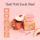 Yuglo Lip Sleeping Mask | Peach Flavor | Hydrating & Soothing Lip Treatment For Dry, Chapped Lips | Plumps & Moisturizes | Overnight Lip Repair