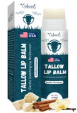 Beef Tallow Lip Balm  Natural Tallow Beeswax Chapstick  Hydrating Moisturizer Grass Fed Bison Tallow Balm Lip Care  Soothes Chapped, Dry Lips, Sensitive Skin  Long Lasting & Vitamin Rich Usa-Made