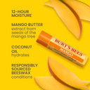 Burt'S Bees Lip Balm - Original Beeswax, Cucumber Mint, Watermelon & Sweet Mandarin, With Responsibly Sourced Beeswax, Tint-Free, Natural Origin Treatment, 4 Tubes, 0.15 Oz