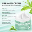 Urea Cream 40 Percent For Feet Plus 2% Salicylic Acid 5.29 Oz || Foot Cream And Hand Cream Maximum Strength With Hyaluronic Acid,Tea Tree,And Aloe Vera For Deep Moisturizes,Callus Remover
