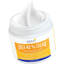 Urea Cream 42% - Foot Care For Dry Cracked Heels, Foot Lotion - With 2% Salicylic Acid, Tea Tree Oil, Shea Butter, Aloe Vera - For Feet, Hands, Heels, Elbows, Knees And More - 6 Oz Urea Cream 42% - Foot Care For Dry Cracked Heels, Foot Lotion - With 2% Salicylic Acid, Tea Tree Oil, Shea Butter, Aloe Vera - For Feet, Hands, Heels, Elbows, Knees And More - 6 Oz