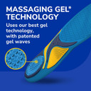 Dr. SchollS Energizing Comfort WomenS Everyday Insoles With Massaging Gel - Clinically Proven, All-Day Energy And Comfort Inserts With Patented Triple Gel Design - Shock Absorbing, Arch Support