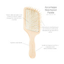 Acca Kappa Natural Paddle Hair Brush Travel Size Wooden Pins Beechwood Anti-Static Scalp-Massage Detangler Acca Kappa Natural Paddle Hair Brush Travel Size Wooden Pins Beechwood Anti-Static Scalp-Massage Detangler