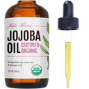 Kate Blanc Cosmetics Jojoba Oil For Hair, Face & Skin. Gua Sha Oil For Face Massage And Dermaplaning (4Oz, Organic, 100% Pure, Natural)