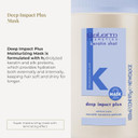 Salerm - Hydrating Hair Mask - Deep Impact Plus - 200 Ml - Deep Hair Hydration - For Use After Keratin Shot + Keramix Treatment - Smooth And Straight Hair