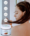 Dr Sebi Organic Batana Oil For Hair Growth - 100% Pure, Unrefined And Raw, Repairing Damaged Hair And Split Ends, Suitable For Men & Women, 8.43 Oz