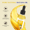 Raw Batana Oil For Hair Growth- 100% Organic & Natural, Dr. Sebi Batana Oil - Prevent Hair Loss, Moisturize Scalp, Eliminate Hair Split Ends Hair For Men & Women, All Hair Types 2 Fl Oz