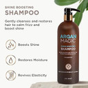 Argan Magic Hair Care Essentials Trio - Shine Boosting Shampoo | Moisturizing Conditioner | 10 In 1 Leave In Spray | Restores Shine & Elasticity | Hydrates | Detangles | Made In Usa (32 Oz / 8 Oz)
