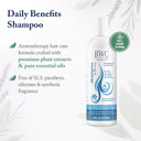 Beauty Without Cruelty Shampoo, Daily Benefits  Vegan-Friendly, Cruelty-Free & Sls-Free, Aromatherapy Hair Care, 16 Oz