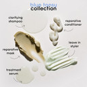 Adwoa Beauty Blue Tansy Leave In Conditioner With Bamboo, Hydrolyzed Quinoa And Horsetail Extracts Help To Strengthen, Support Growth And Length Retention For Coily And Curly Hair - 14 Oz