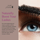 100% Pure Maracuja Oil Mascara Dramatic Intense Volume & Length Natural Fruit Pigmented Voluminous Eyelash Makeup No Clumping, Smudging Or Flaking - Vegan, Dark Chocolate Color - 0.35 Oz