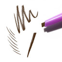Kosas Brow Pop - Longwear Eyebrow Makeup, Dual-Sided Defining Pencil With Castor Oil For Soft, Natural Look Of Real Hair - Dark Brown