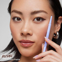 Kosas Soulgazer Gel Eyeliner (Allure) - Waterproof, Smudge-Proof Pen With Hyaluronic Acid - Retractable Eyeliner Pencil With Sharpener & Smudger, Long-Lasting - Dark Brown Matte