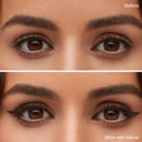 Kosas Soulgazer Gel Eyeliner (Cosmic) - Waterproof, Smudge-Proof Pen With Hyaluronic Acid - Retractable Eyeliner Pencil With Sharpener & Smudger, Long-Lasting - Deep Aqua Satin