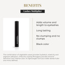 Salerm - Mascara - Lashes Multiplier - 9 Ml - Adds Volume And Length To Lashes - Long-Lasting - No Clumping Or Flaking - Humidity-Resistant - Black Color