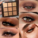 4 Colors Eyeshadow Makeup Palette,Nude Rose Gold Highly Pigmented Natural Neutral Nude Eye Shadow Palette With Mirror,Long Lasting Naturing-Looking,Waterproof,Blendable,Travel Size