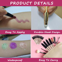 Eyeshadow Stick Smooth Cream Shadow Pencil Long Lasting Waterproof Eye Shadow Pen Highlighter Stick Makeup Hypoallergenic Multi-Dimensional Eyes Look (Champagne Shimmer #04)