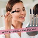 Nude Rose Gold Eyeshadow Stick Cream Smooth Single Eyeshadow Pencil Shimmer Crayon Palette Hypoallergenic Waterproof Eye Shadow Highlighter Stick Makeup Eye Liner Pen Dimensional Eyes Look