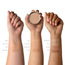 100% Pure Powder Foundation Matte Finish Face Makeup - Oil Absorbing Pressed Poreless Concealer - Vegan Fruit Pigmented Cocoa Color (Deep Shade W/Neutral Undertones) - 0.32 Oz