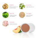 100% Pure Powder Foundation Matte Finish Face Makeup - Oil Absorbing Pressed Poreless Concealer - Vegan Fruit Pigmented Toffee Color (Tan Shade W/Neutral Undertones) - 0.32 Oz
