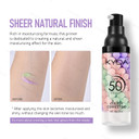 Kyda Color Correcting Primer,Spf Makeup 50 Pa+++,Color Correcting Serum, Moisturizing Makeup Primer, One Step Brightening Primer To Even Skin Tone, Oil Control Skin Corrector,Purple Pink Green