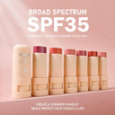 Kyda Mineral Color Balm, Spf 35, Creamy Blendable Color For Lips And Cheeks, Buildable Shimmer Finish, Lightweight Cream Formula, Multiuse Makeup Stick, Berry