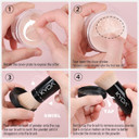 Kyda Mineral Powder Foundation, Spf 35, Natural Glow Finish Loose Powder Makeup, Skin-Improving Mineral Loose Foundation, Lightweight Buildable Coverage, 0.28 Oz, Fairly Medium