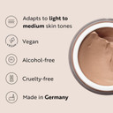 M. Asam Magic Finish Porcelain Teint Make-Up Mousse (1.01 Fl Oz)  4In1 Primer, Foundation, Concealer & Powder With Buildable Coverage, Adapts To Fair Skin Tones, Leaves Skin Looking Flawless