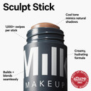 Milk Makeup Sculpt Stick  Cool-Toned Cream Contour Stick With Thyme Extract + Mango Butter  Hydrating, Buildable Formula Adds Depth + Dimension