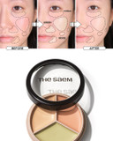 Thesaem Cover Perfection Triple Pot Concealer 03 Correct Up Beige - For Fair To Light Skin Tone - 3 Color Full Coverage Concealer - Covers Blemishes Spots, Dark Circles, Redness Skin Thesaem Cover Perfection Triple Pot Concealer 03 Correct Up Beige - For Fair To Light Skin Tone - 3 Color Full Coverage Concealer - Covers Blemishes Spots, Dark Circles, Redness Skin