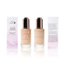 100% Pure 2Nd Skin Lightweight Serum Foundation Anti-Aging Face Makeup - Blendable Coverage Liquid Hydration Boost For Soft Plumped Up Glow, Vegan Shade 5 (Neutral W/Peachy Undertone) - 1.18 Fl Oz