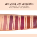 Bestland 12Pcs Matte Liquid Lipstick + Lip Liner Pens Set, Velvety Nude Lip Stain Waterproof Long Wear Makeup Gift Set