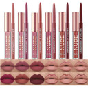 3Pcs Lip Liner And Lipstick Combo Set - Matte Lip Liner Pencil, Velvet Matte Lipstick & Hydrating Collagen Lip Gloss - Long-Lasting, Smudge-Proof, High Pigment Nude Brown Lip Makeup Kit (Set 2, 3)