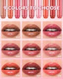 Hydrating Shimmer Lipstick,Moisturizing Jelly Lip Gloss,High Shine Dew Tinted Lipstick,Long Lasting Waterproof Tint Lip Balm Plumping Lip Stain,Non Sticky Glossy Butter Blam, Makeup Gift For Women-07