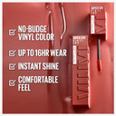 Maybelline Super Stay Vinyl Ink Longwear No-Budge Liquid Lipcolor Makeup, Highly Pigmented Color And Instant Shine, Royal, Deep Wine Red Lipstick, 0.14 Fl Oz, 1 Count