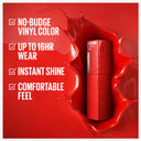 Maybelline Super Stay Vinyl Ink Longwear No-Budge Liquid Lipcolor Makeup, Highly Pigmented Color And Instant Shine, Royal, Deep Wine Red Lipstick, 0.14 Fl Oz, 1 Count