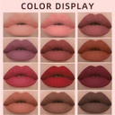 12Pcs Matte Liquid Lipstick Makeup Set, Long Lasting Waterproof Velvet Lip Gloss High Pigmented Lip Makeup Gift Sets For Girls And Women