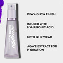Urban Decay All Nighter Ultra Glow Face Primer - Lightweight, Long-Lasting Formula - Locks Foundation In Place, Smooths & Hydrates Skin - 1.0 Fl. Oz