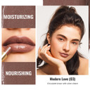 Oulac Moisturizing Shine Lipstick For Women Christmas Set 2Pcs, 2 In 1 Tinted Lip Balm For Winter, Hydrated Juicy And Glossy Lip Color For Dry, Cracked And Chapped Lips, Vegan [04+12]