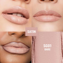 Oulac Nude Hydrating Lipstick Set For Women High Impact Lipcolor Tinted Lip Balm, Nourishing, Satin Finish, Moisturizing Creamy Formula, Vegan Clean Beauty Sensual Glow Rich Crème 01+02+04(Set 1)