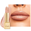 Oulac Nude Matte Lipstick With Glow Metallic Finish - Vegan Lipstick For Women, Creamy Texture, Hydrating Clean Beauty Formula, High-End Magnetic Hook Design, Gm10 Chicness