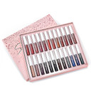 Petansy 24 Colors Liquid Matte Lipstick Set Waterproof Long Lasting Lip Gloss Set Beauty Cosmetics Makeup Kit With Gift Box (Red, 24)