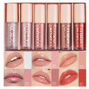 6Pcs Color Changing Lip Oil Light Lipgloss Set, Moisturizing Hydrating Lip Glow Oil Lip Gloss Kit High Shine Lip Plumping Glass Finish Lip Gloss Liquid Lipstick For Women (Set D)