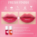 Lip Tint Stain Set, Korean Water Tint Lightweight Non-Sticky, Waterproof Long Lasting Liquid Blush & Lip Stain, Transfer-Proof, Matte Finish Lip Color Makeup (Fruit Platter)