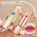 Yulyoie 2Pcs Color Changing Lipstick, Crystal Jelly Flower Lipstick, Long-Lasting Moisturizing, Blue Yulyoie 2Pcs Color Changing Lipstick, Crystal Jelly Flower Lipstick, Long-Lasting Moisturizing, Blue