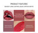 6Pcs Nude Matte Liquid Lipstick Set, Waterproof Long Lasting Non-Stick Cup Nude Lipstick 24 Hour Not Fade Red Matte Lipstick Professional Lip Gloss Mother'S Day Gifts For Women (Gift Set B)