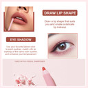 Dulele High Pigmented Matte Lip Liner Set, 12 Colors Creamy Velvet Lip Liner Pencil, Waterproof Non-Marking Lipstick Pen Lip Makeup For Daily/Travel/Party/Work