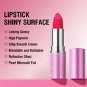Erinde Glitter Shine Lipstick, Pearl Diamond Shimmery Creamy Lipcolor, Hydrating Glimmer Finish Lipsticks With Creamy Texture, Long Lasting High Pigmented Metallic Lip Stick Lip Stain, 03 Rose Gold Erinde Glitter Shine Lipstick, Pearl Diamond Shimmery Creamy Lipcolor, Hydrating Glimmer Finish Lipsticks With Creamy Texture, Long Lasting High Pigmented Metallic Lip Stick Lip Stain, 03 Rose Gold