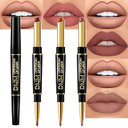 Evpct 1Pcs Chocolate Matte Lip Liner And Lipstick For Women, Rose Magic Lipstick Lip Stain 24 Hours Original Lip Liner Makeup Stain Long Lasting Waterproof Smudge Proof Labial Lip Pencil 35